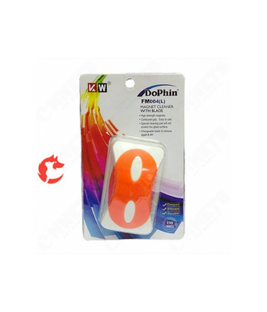 KW Zone Dophin Floating Magnetic Cleaner (With Blade) FM004-L - 10.5cm L x 5cm W